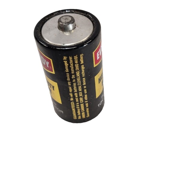 Vintage Eveready Black C Battery Heavy Duty-In Good Condition - Picture 4 of 5